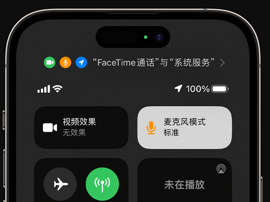 凉州苹果授权维修网点分享iPhone在通话时让你的声音更清晰 