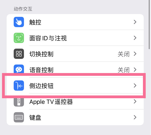 凉州苹果14维修店分享iPhone14 Plus侧键双击下载功能关闭方法 