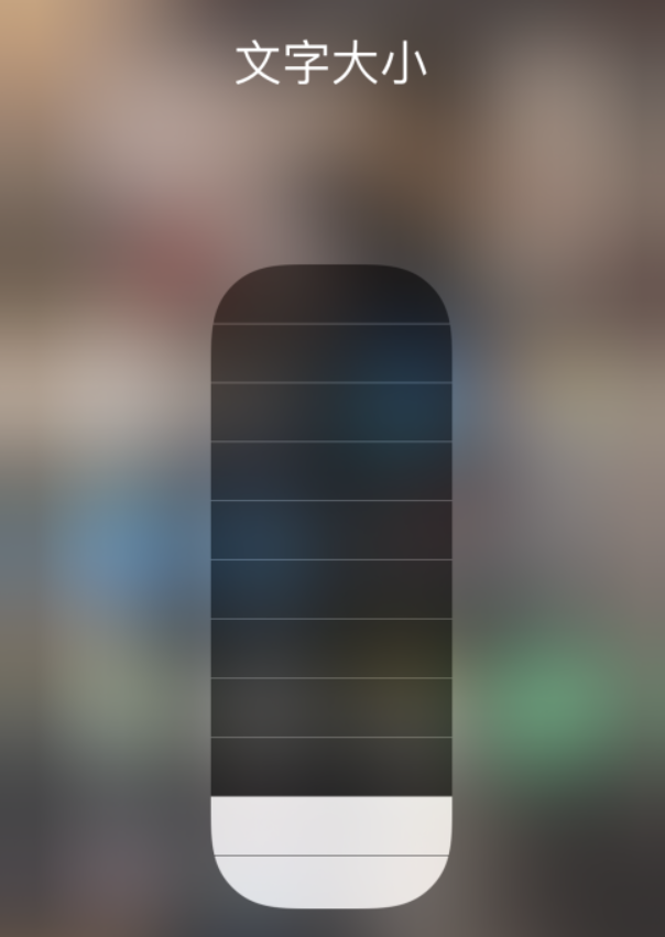 凉州苹果手机维修分享小技巧：在 iPhone 控制中心快速调节字体大小 